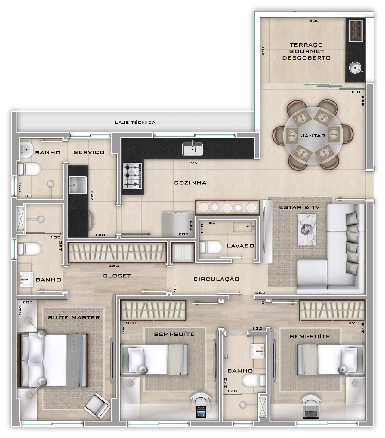 Planta -  - STARK IMÓVEIS