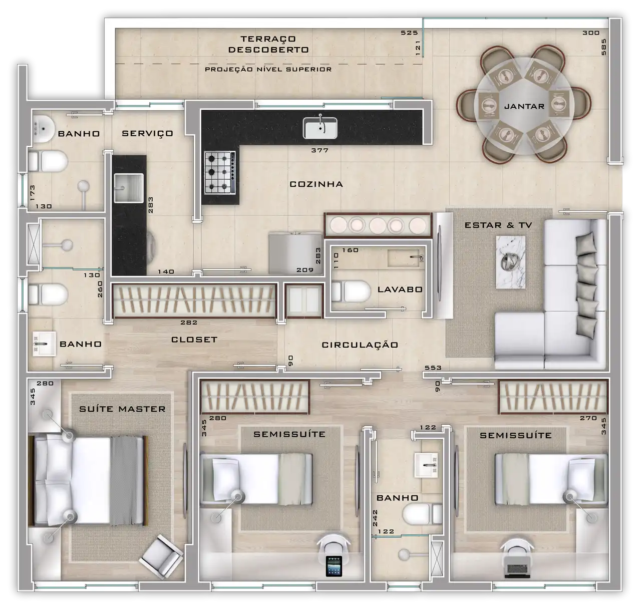 Planta -  - STARK IMÓVEIS