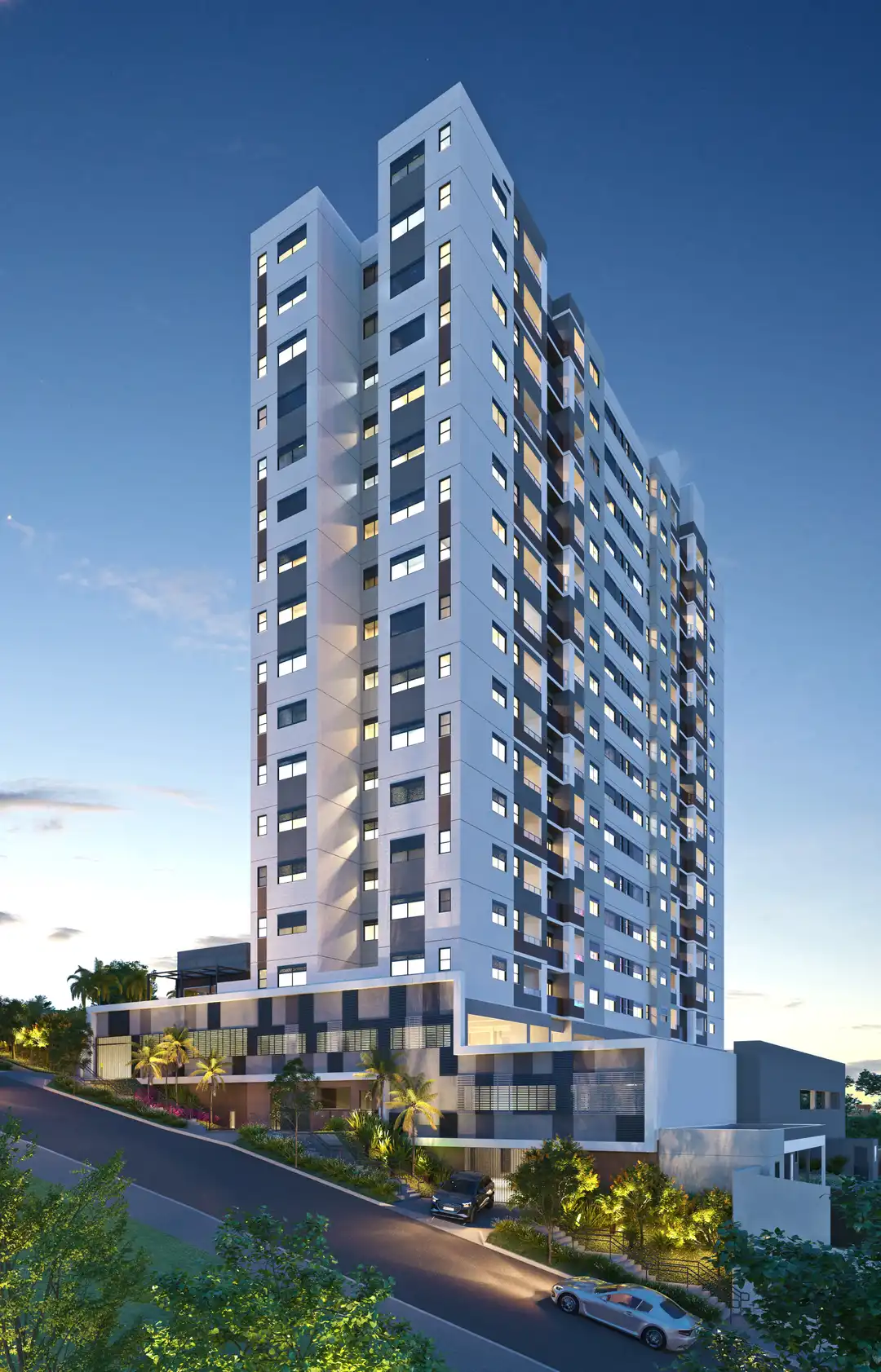 Apartamento Garden à venda no Sensia Serra com 3 quartos e 74m²