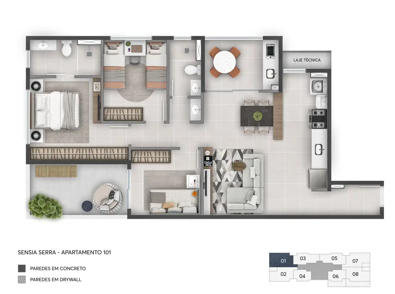 Planta -  - VERSALHES IMÓVEIS