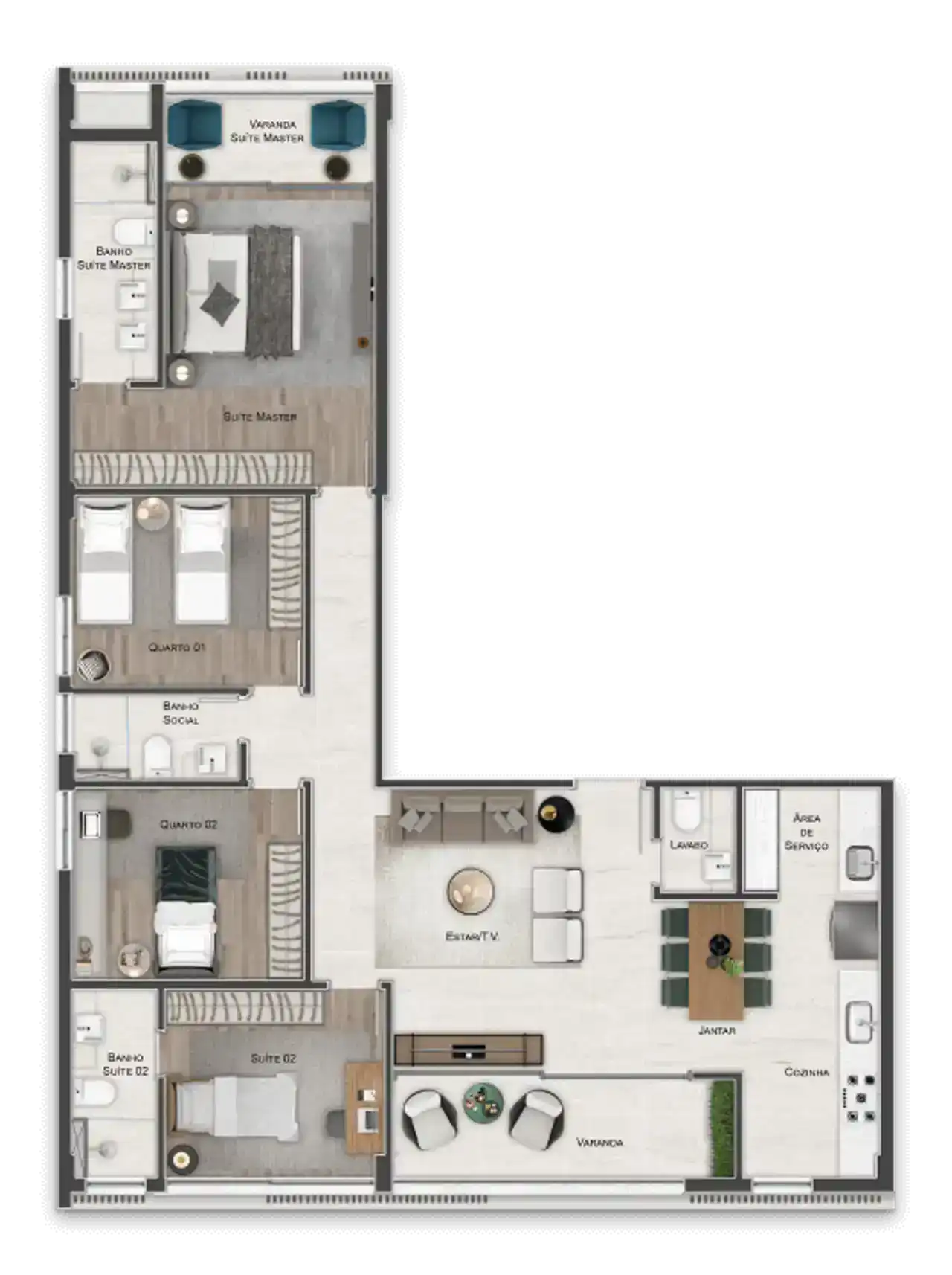 Planta -  - STARK IMÓVEIS