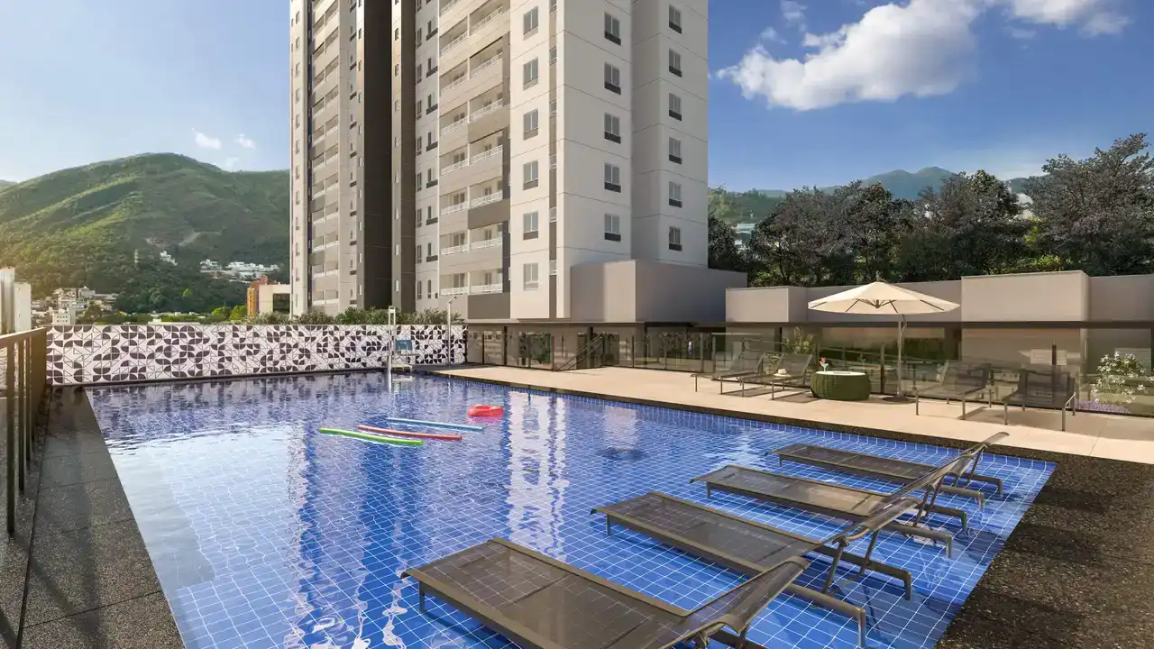 Apartamento à venda no Brizze Estoril com 3 quartos e 59m² - Pareto Imóveis