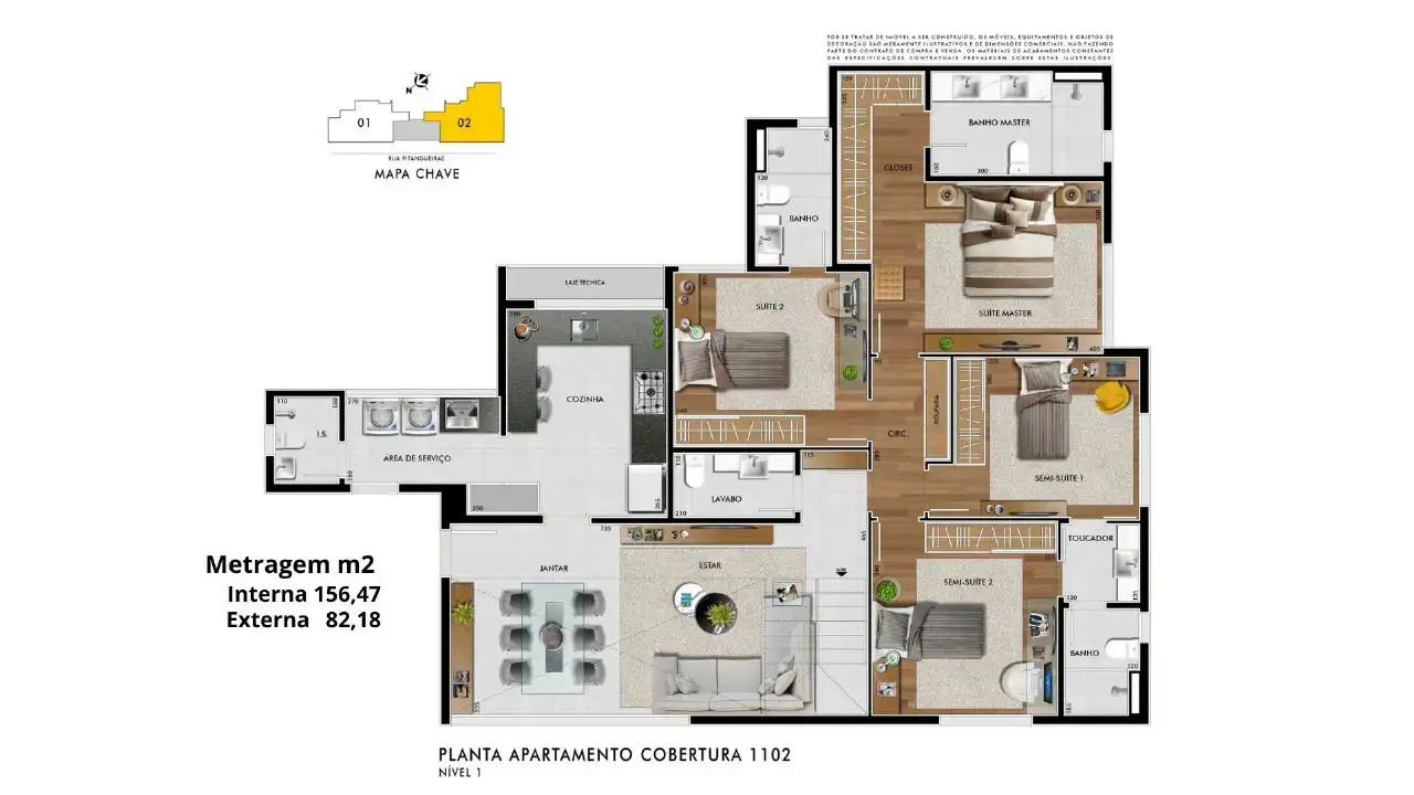 Planta -  - STARK IMÓVEIS