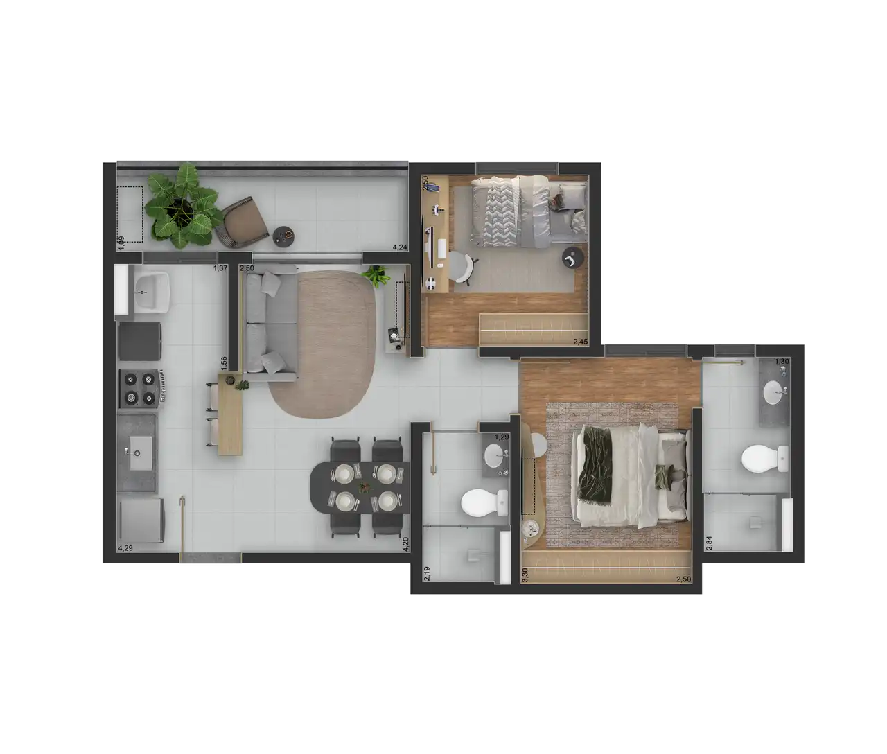 Planta -  - LEFER ATIVOS IMOBILIÁRIOS ESPECIAIS LTDA