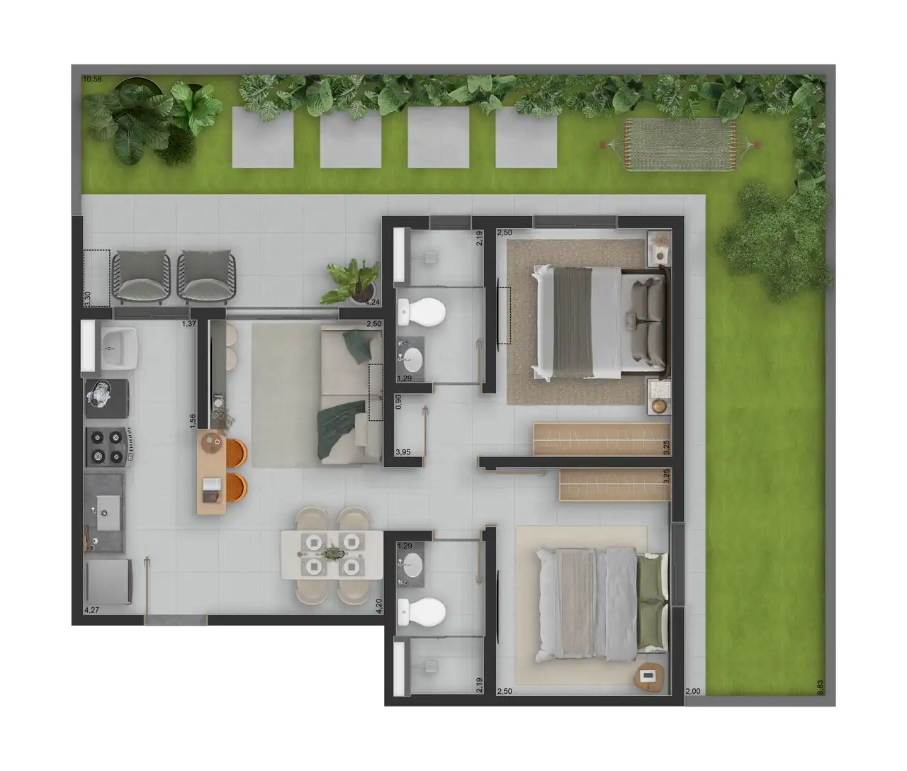 Planta -  - LEFER ATIVOS IMOBILIÁRIOS ESPECIAIS LTDA