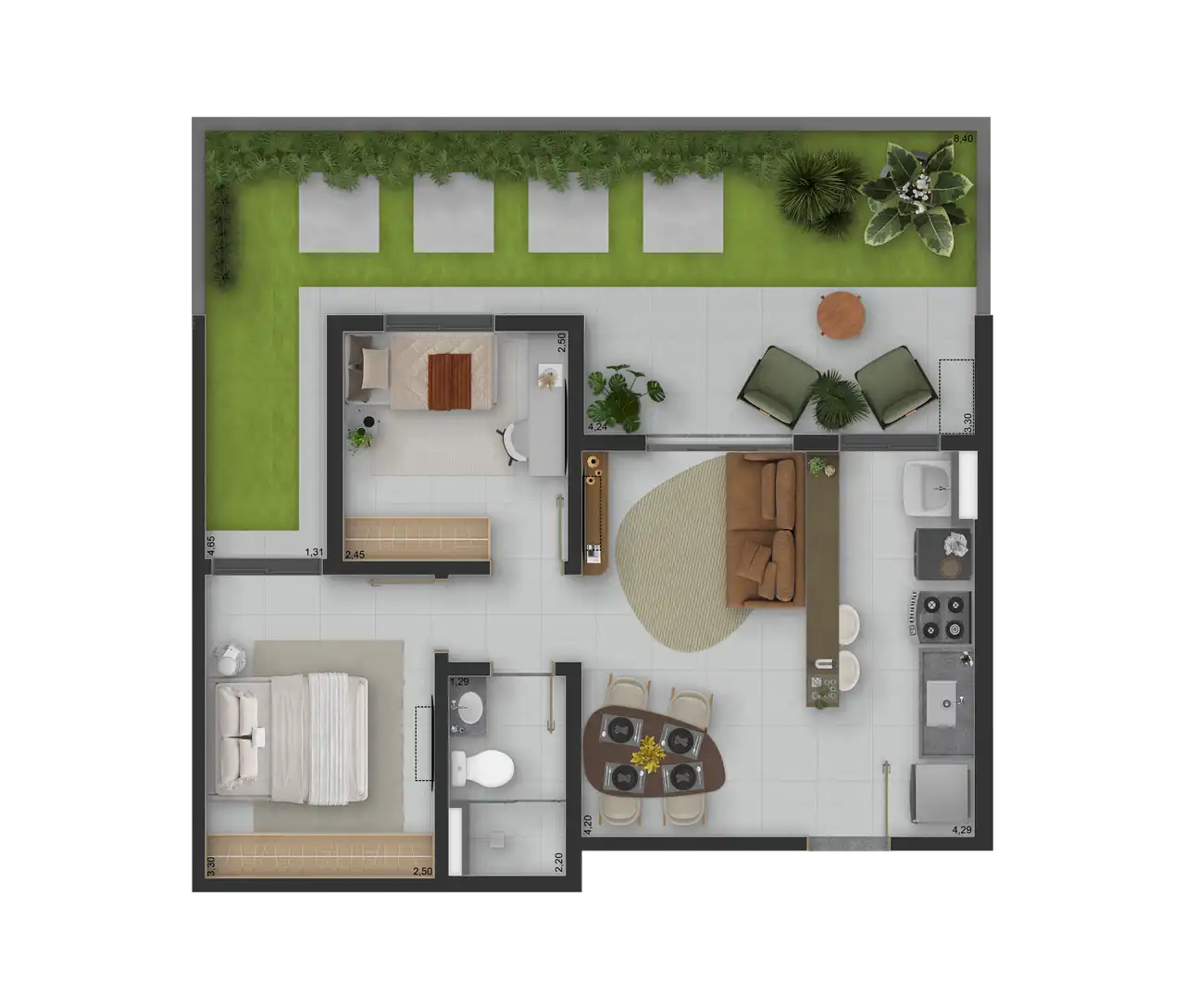 Planta -  - LEFER ATIVOS IMOBILIÁRIOS ESPECIAIS LTDA