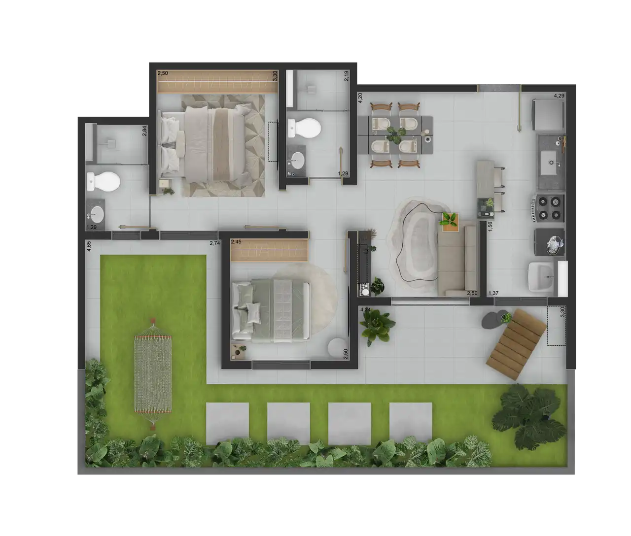 Planta -  - LEFER ATIVOS IMOBILIÁRIOS ESPECIAIS LTDA
