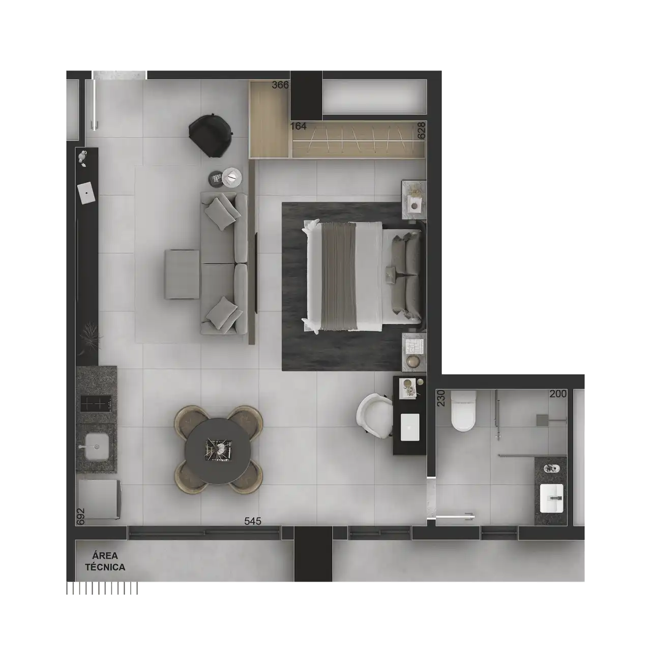 Casa, 1 quarto, 27 m² - Foto 18