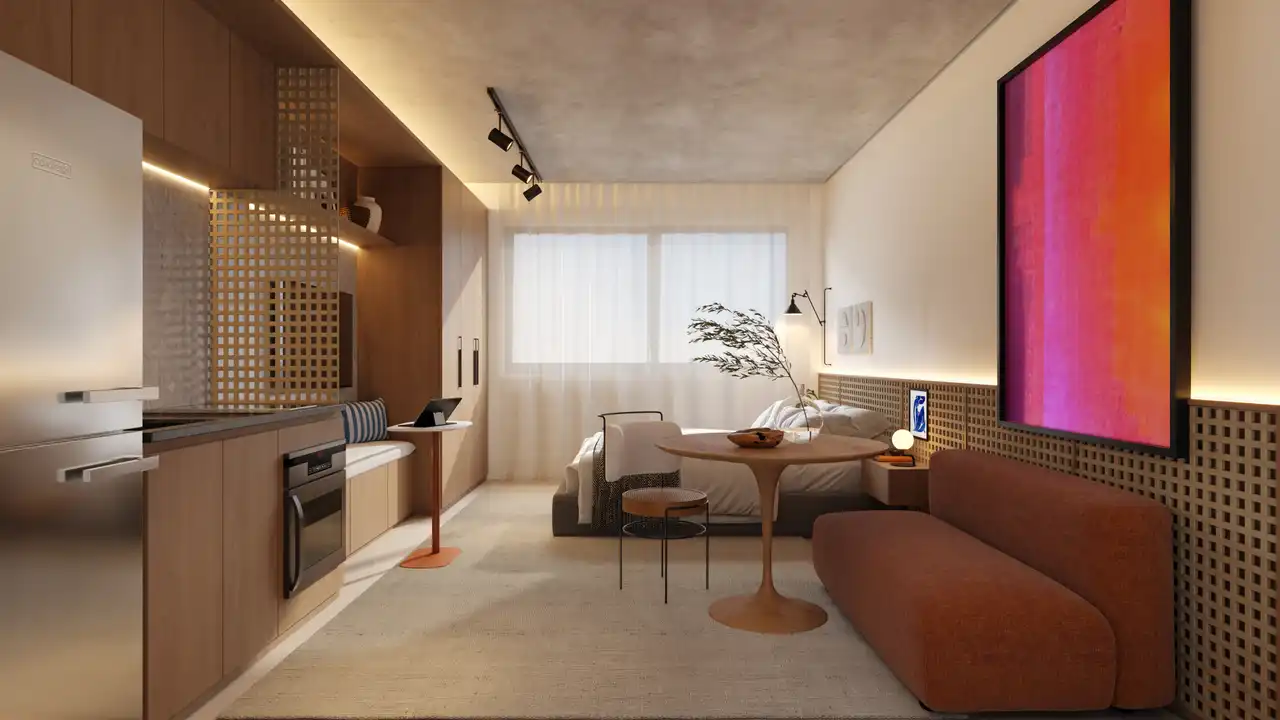 Studio tipo 01 - 27m²