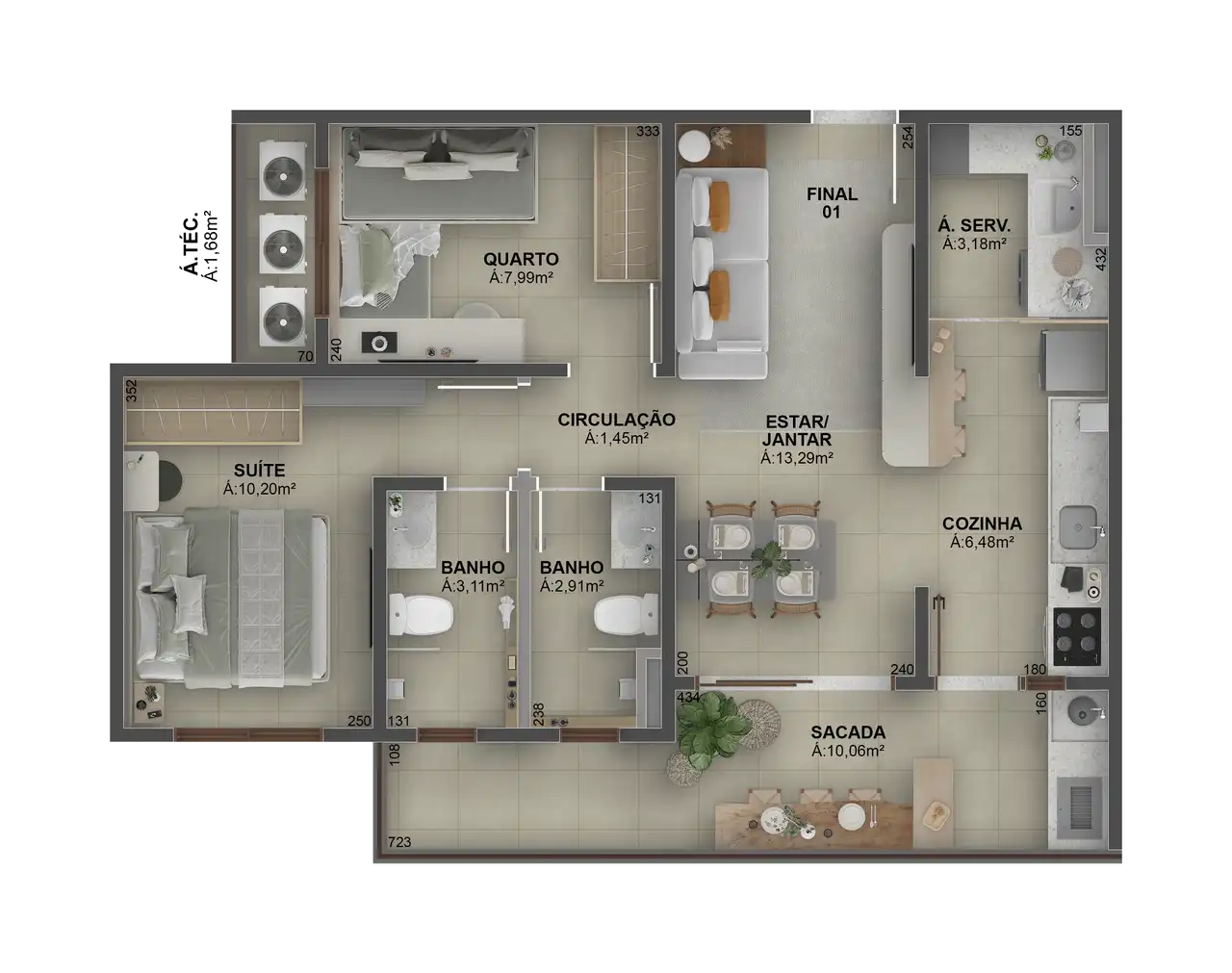 Apartamento tipo