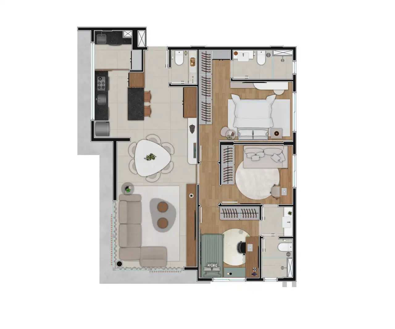 Apartamento de 3 quartos, 103m² no bairro Serra, em Belo Horizonte | Eu Corretor