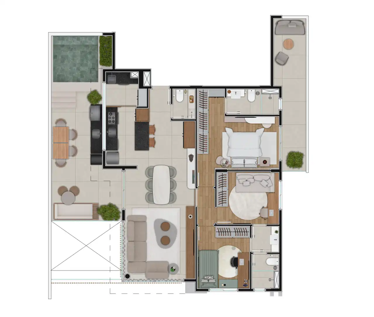 Apartamento de 3 quartos, 139m² no bairro Serra, em Belo Horizonte | Eu Corretor
