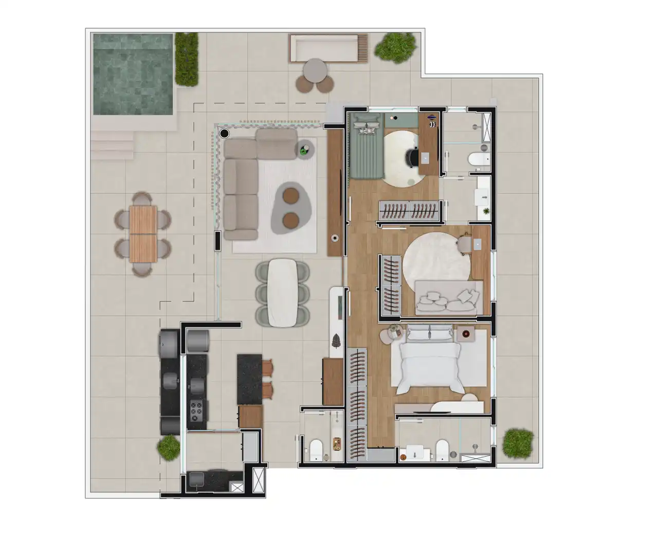 Apartamento de 3 quartos, 139m² no bairro Serra, em Belo Horizonte | Eu Corretor