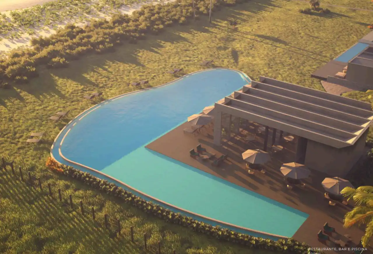 Restaurante e piscina - Apartamento à venda no Alma Aramis, com 3 quartos e 206m²