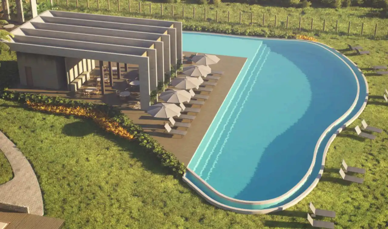 Restaurante e piscina - Apartamento à venda no Alma Aramis, com 3 quartos e 206m²