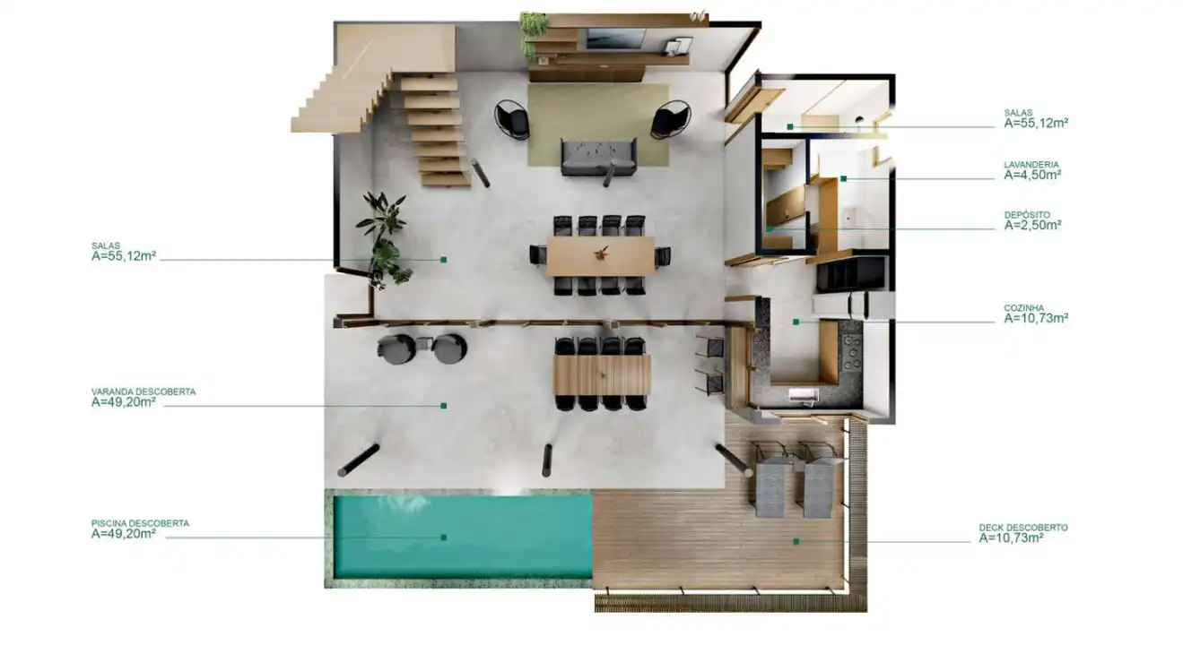 Planta -  - Robson Cunha Imóveis
