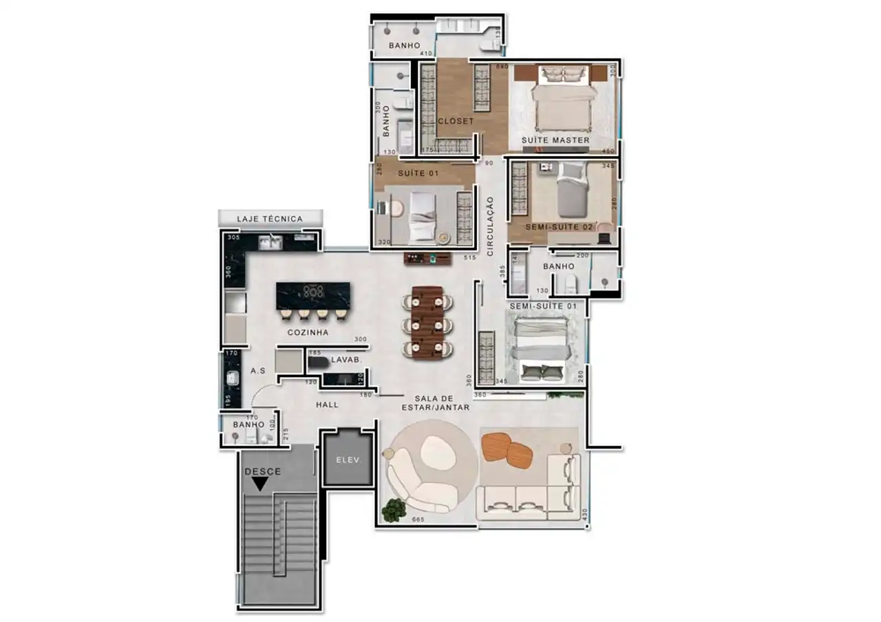 Planta -  - STARK IMÓVEIS