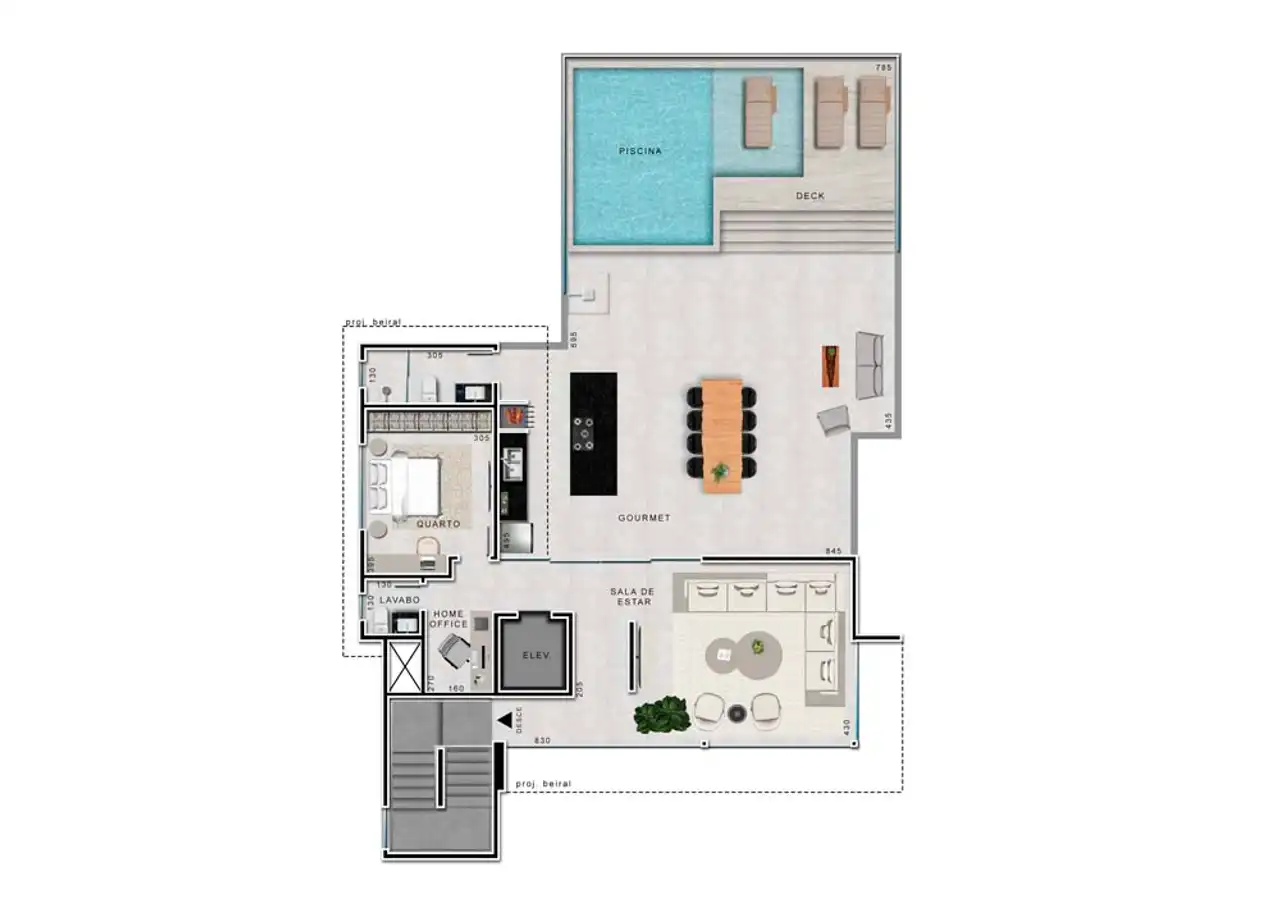 Planta -  - STARK IMÓVEIS