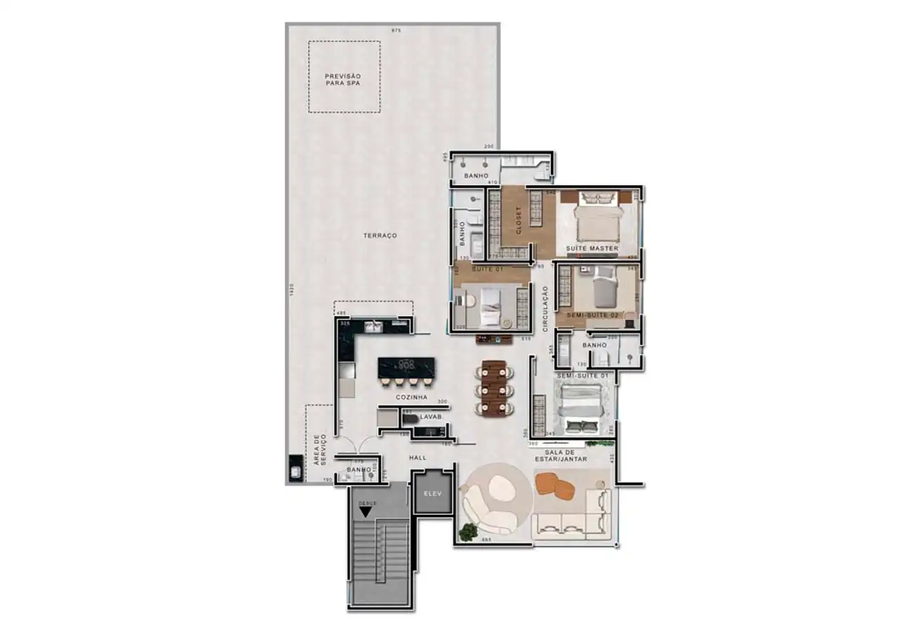 Planta -  - STARK IMÓVEIS