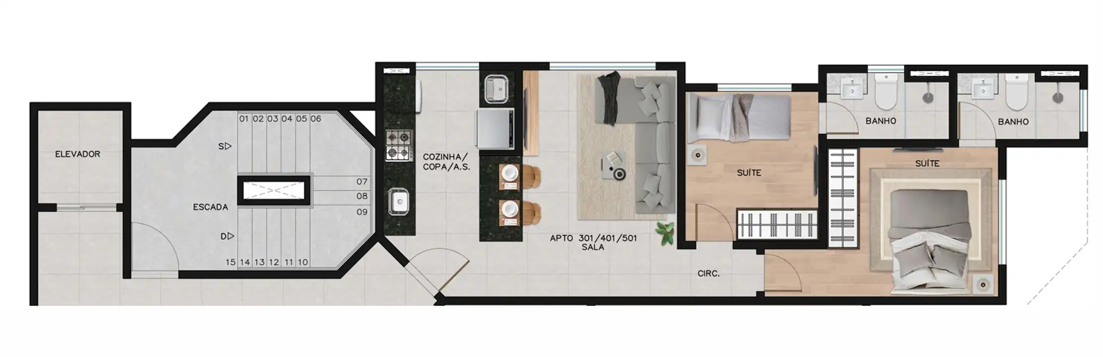 Apartamento à venda em Anchieta, Belo Horizonte — foto 4