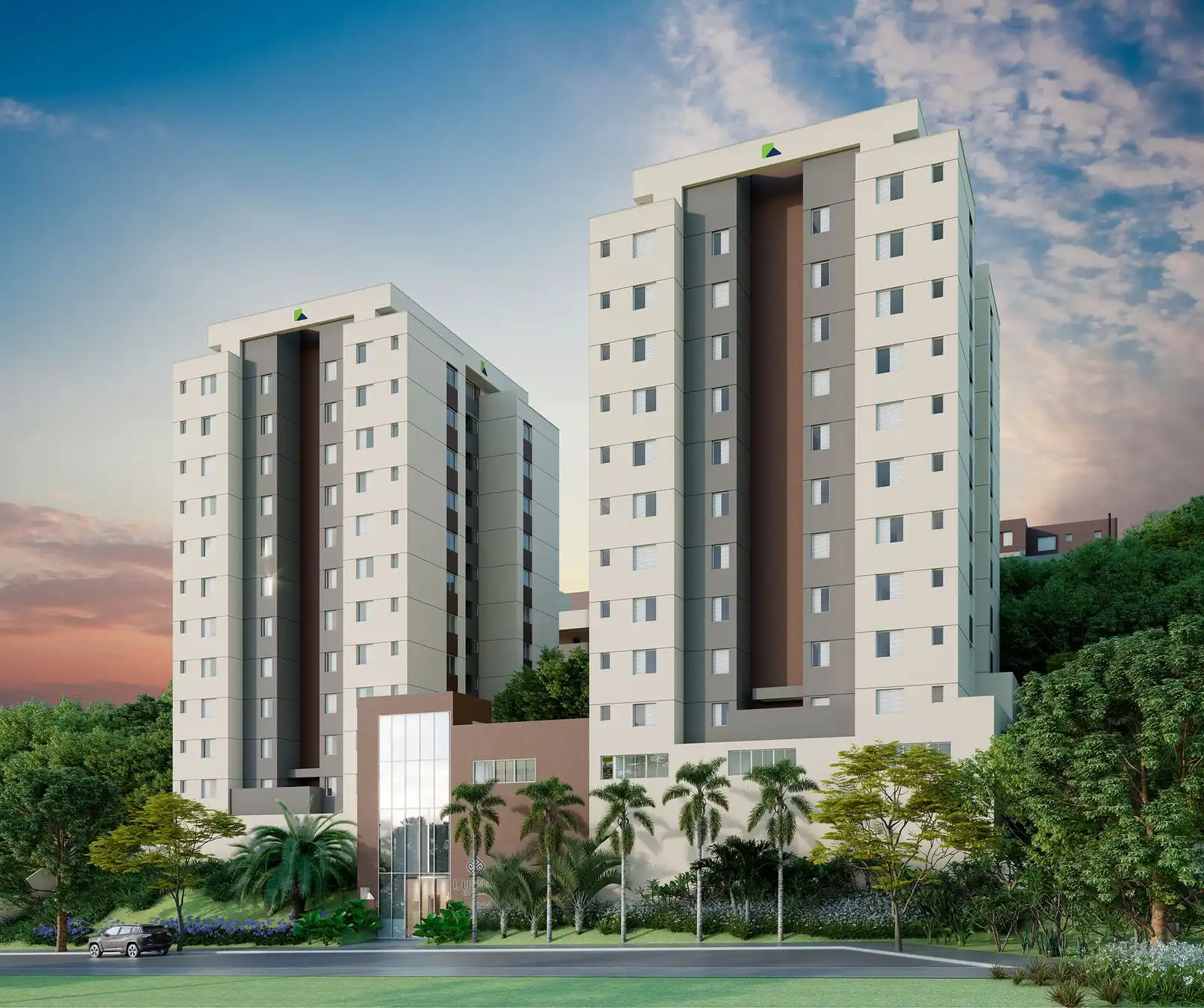 Apartamento à venda no Luxus Residence com 2 quartos e 56m² - Pareto Imóveis