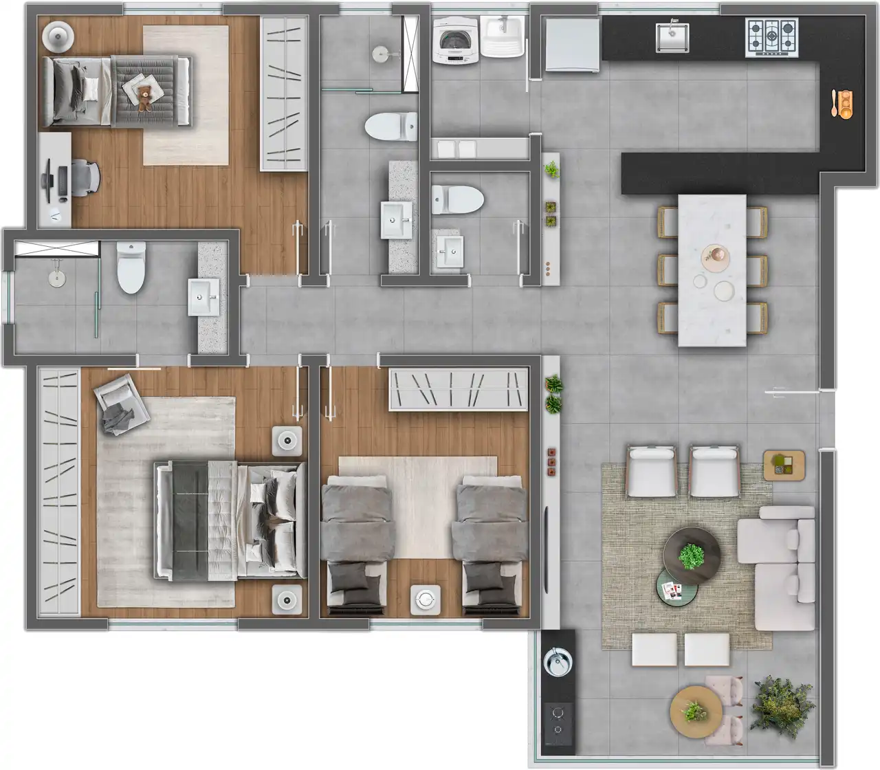 Planta -  - Vila Sereno Imóveis