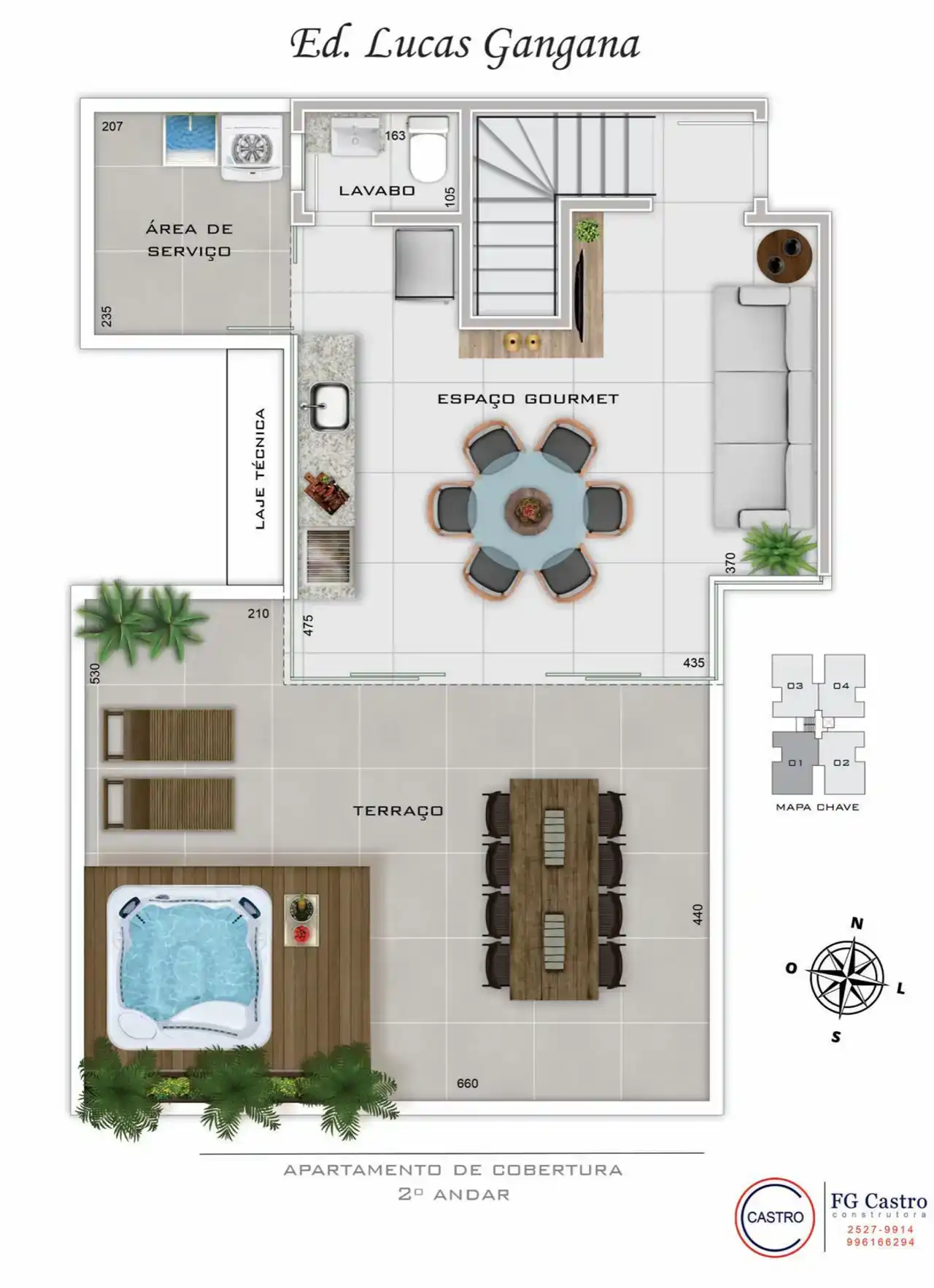 Planta -  - FHN Imóveis