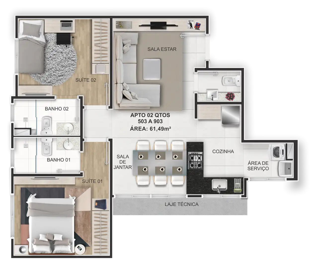 Planta -  - STARK IMÓVEIS