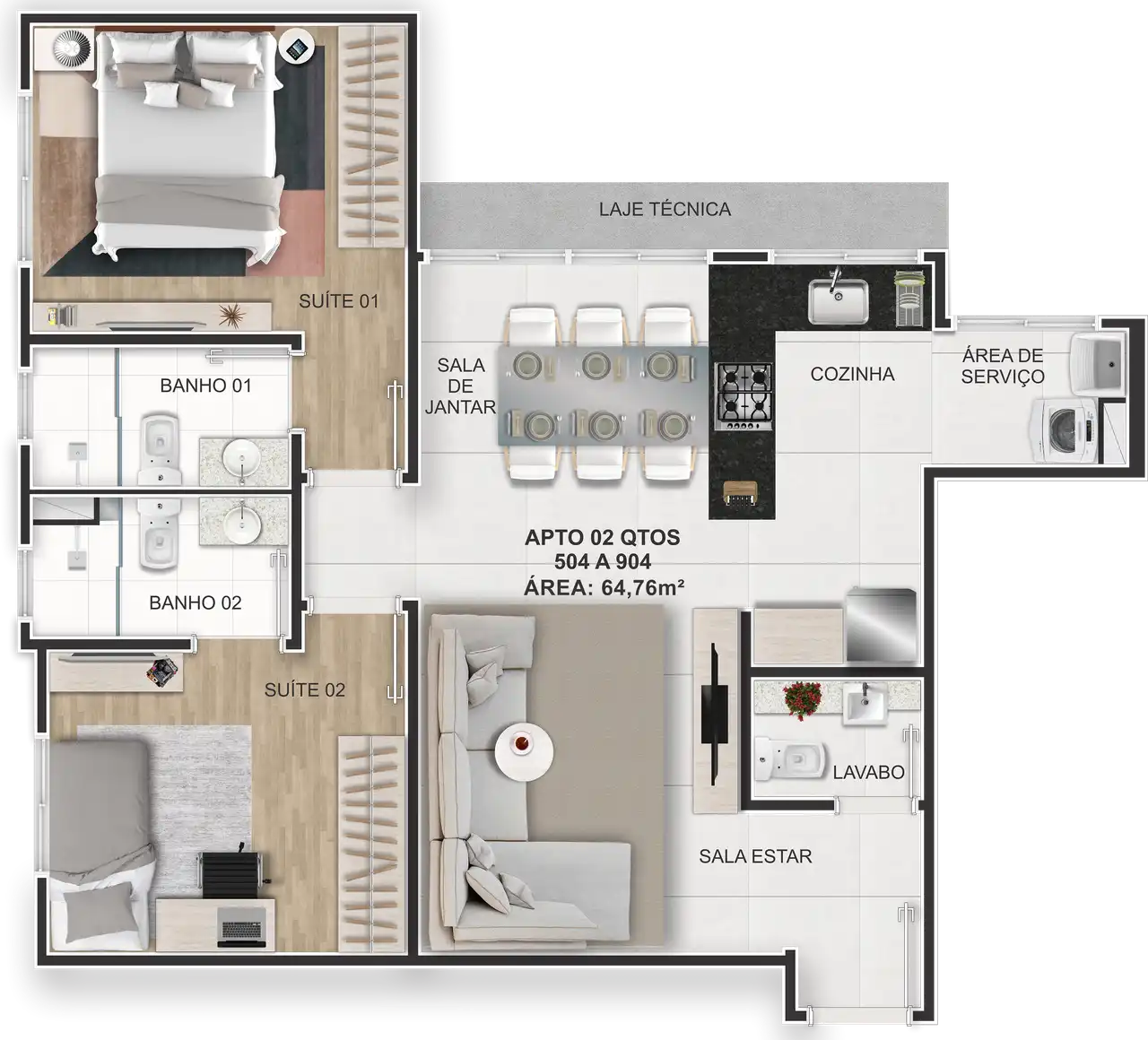 Planta -  - STARK IMÓVEIS