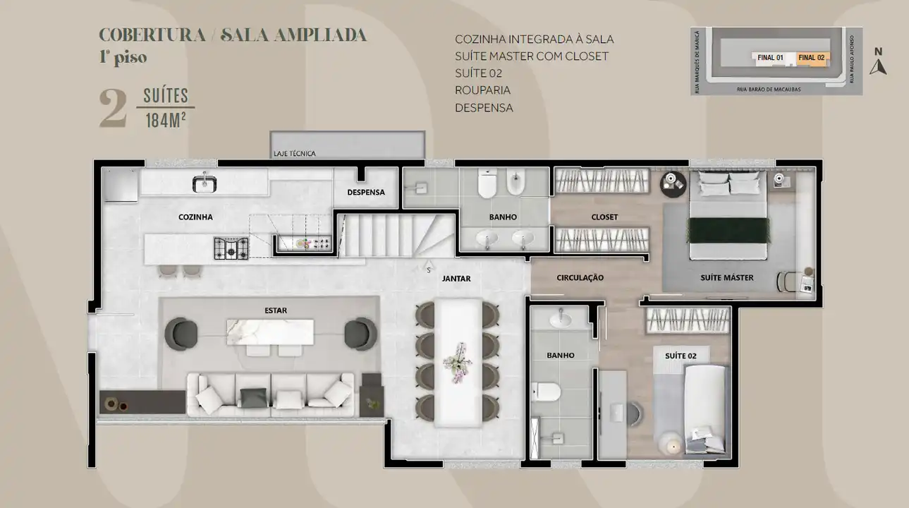 Planta -  - STARK IMÓVEIS