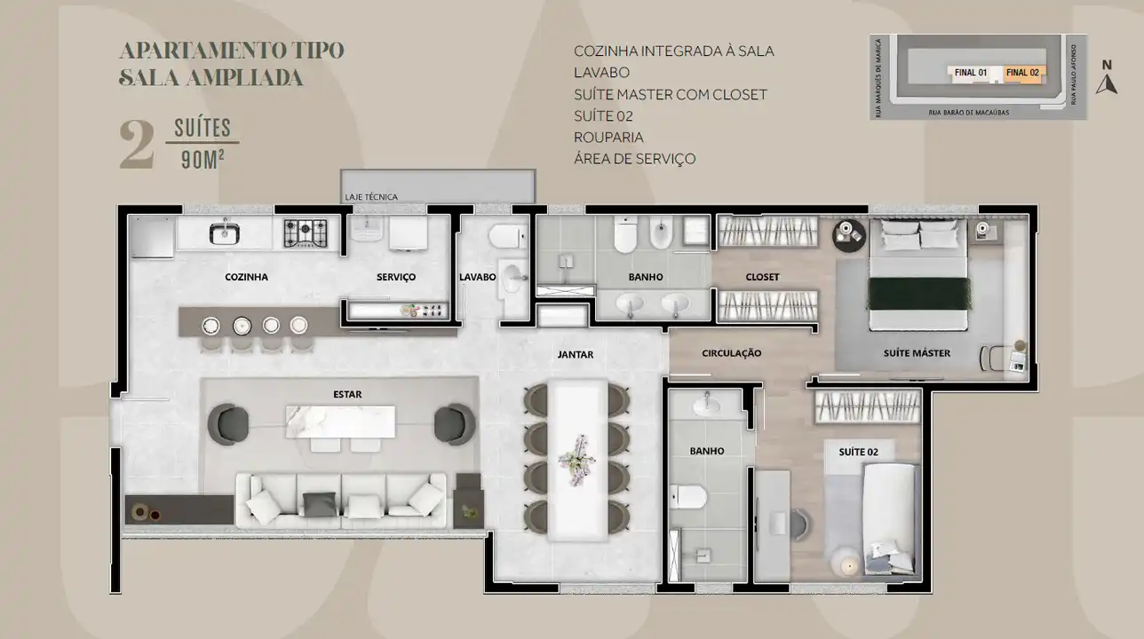 Planta -  - STARK IMÓVEIS