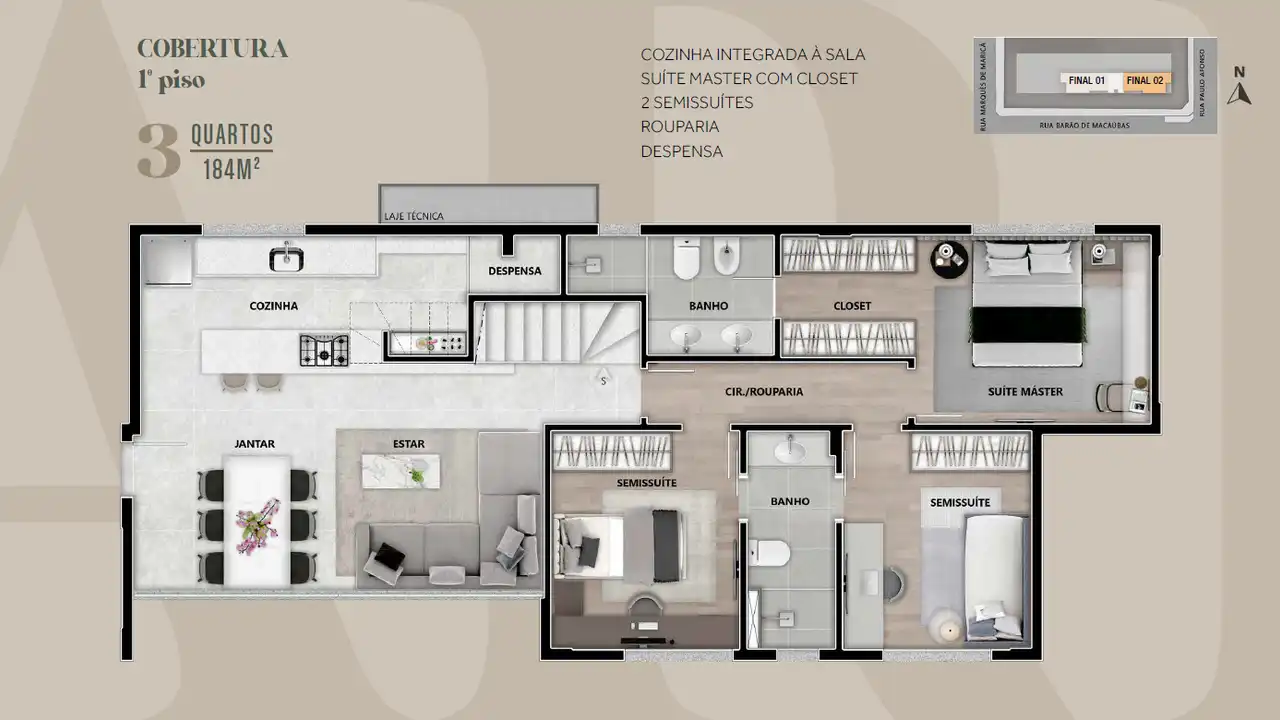 Planta -  - STARK IMÓVEIS