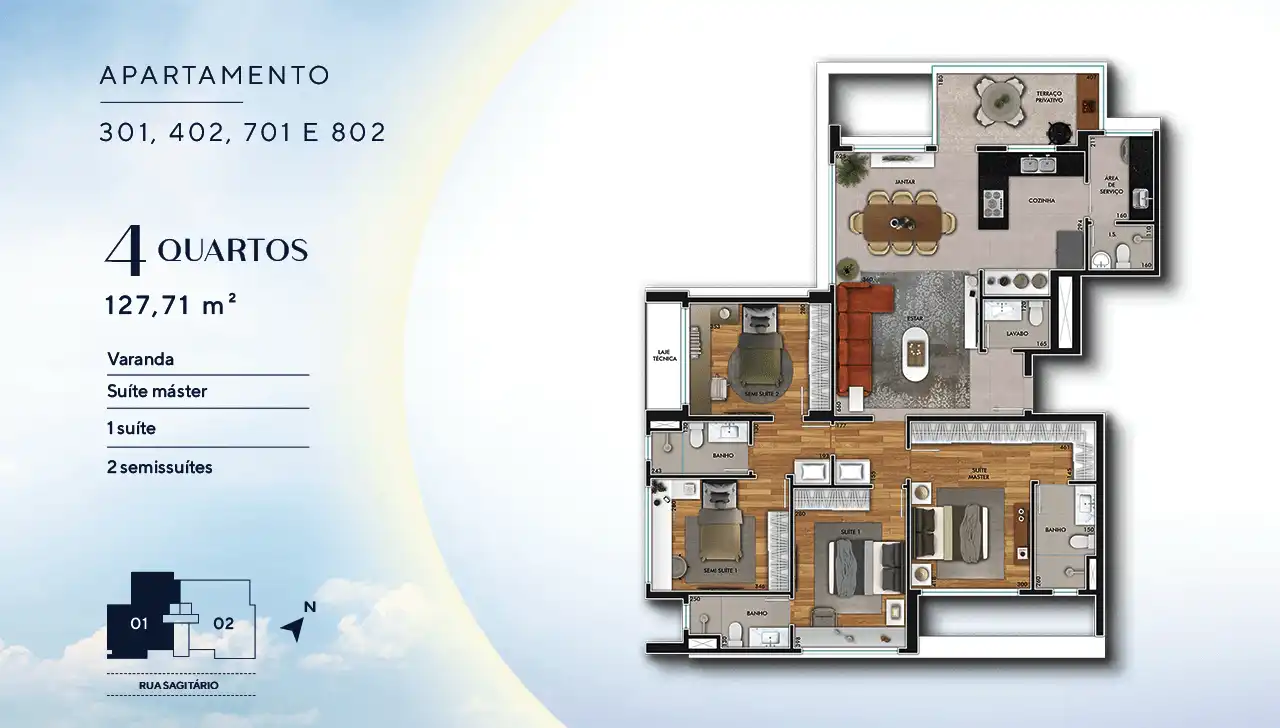 Planta -  - VERSALHES IMÓVEIS