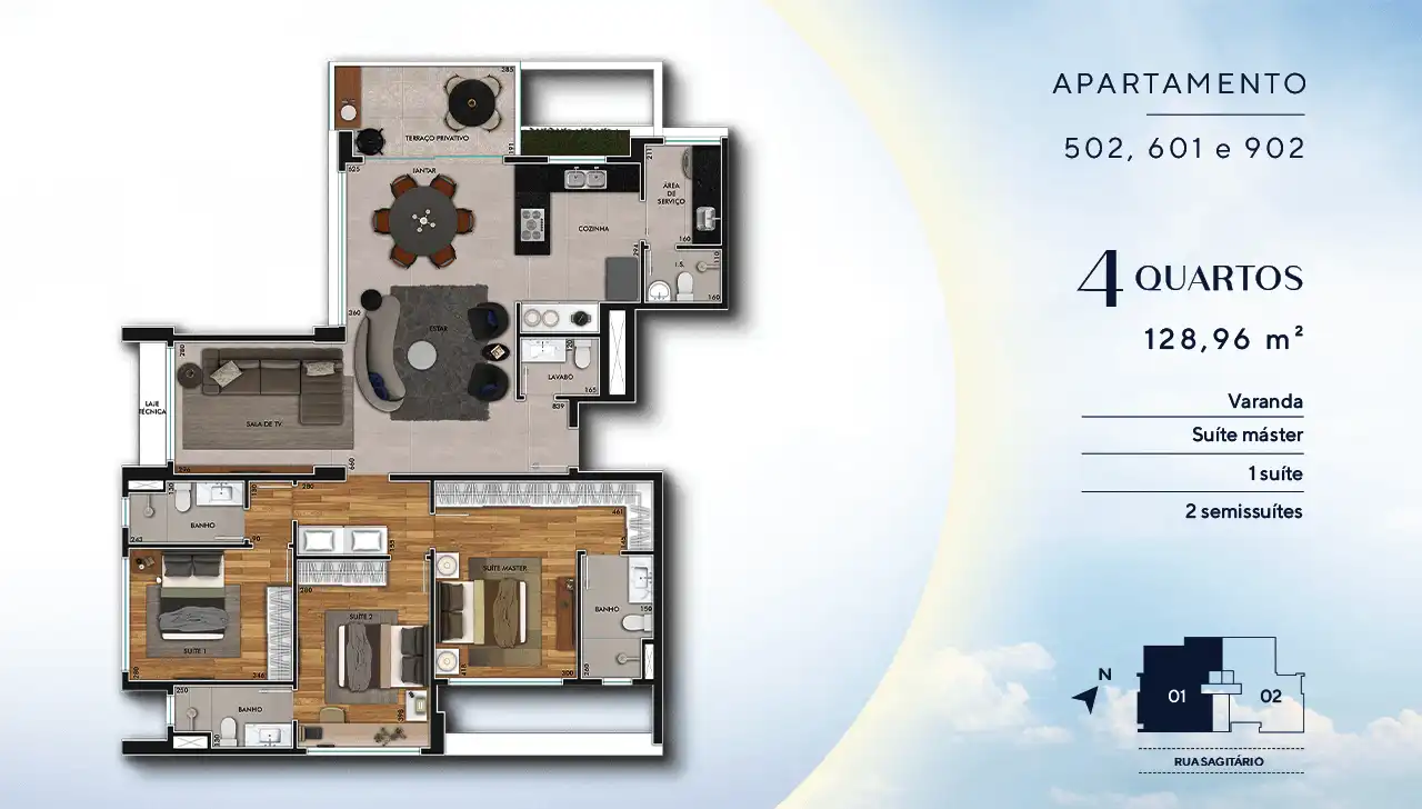 Planta -  - VERSALHES IMÓVEIS