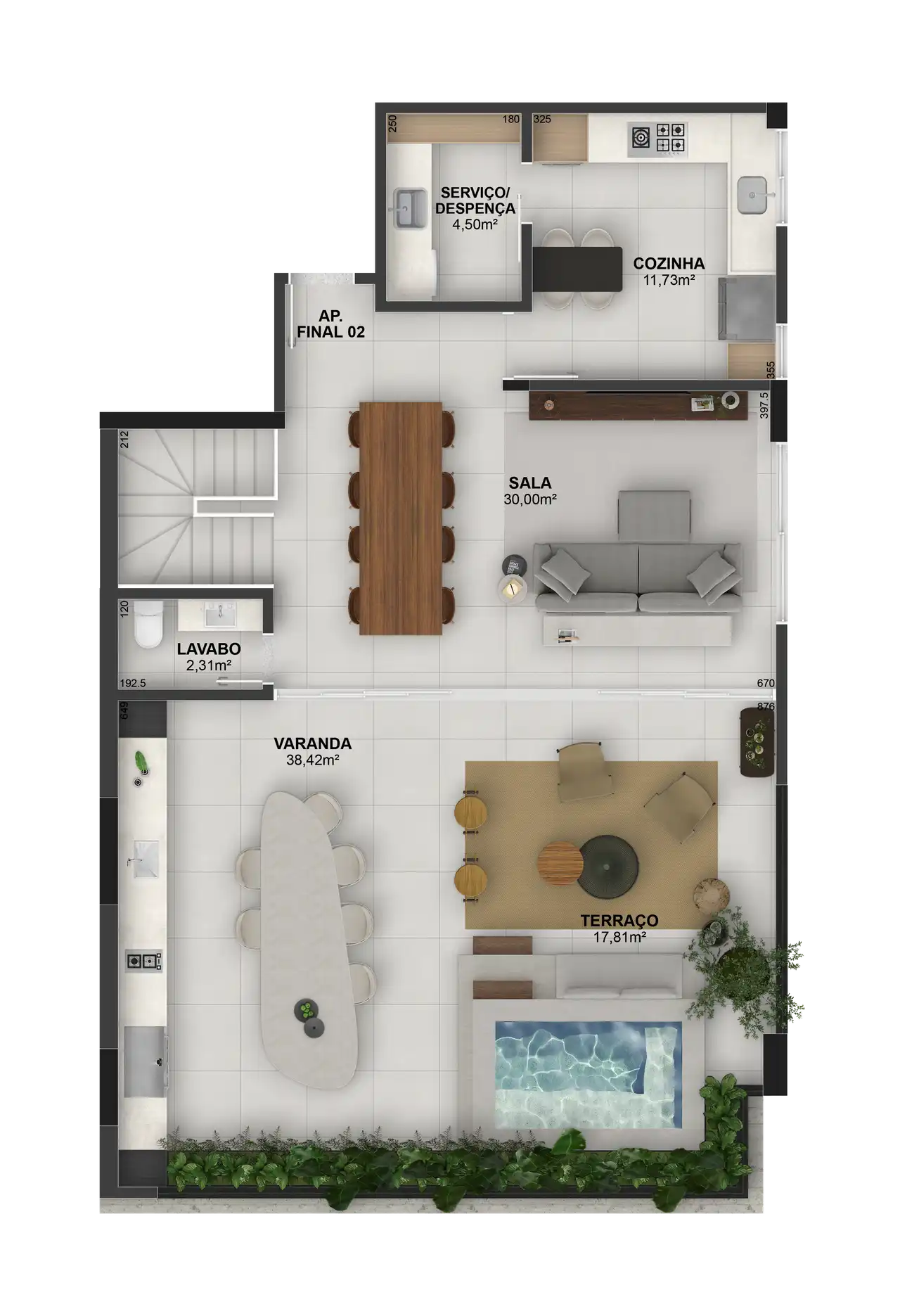 Planta -  - LEFER ATIVOS IMOBILIÁRIOS ESPECIAIS LTDA