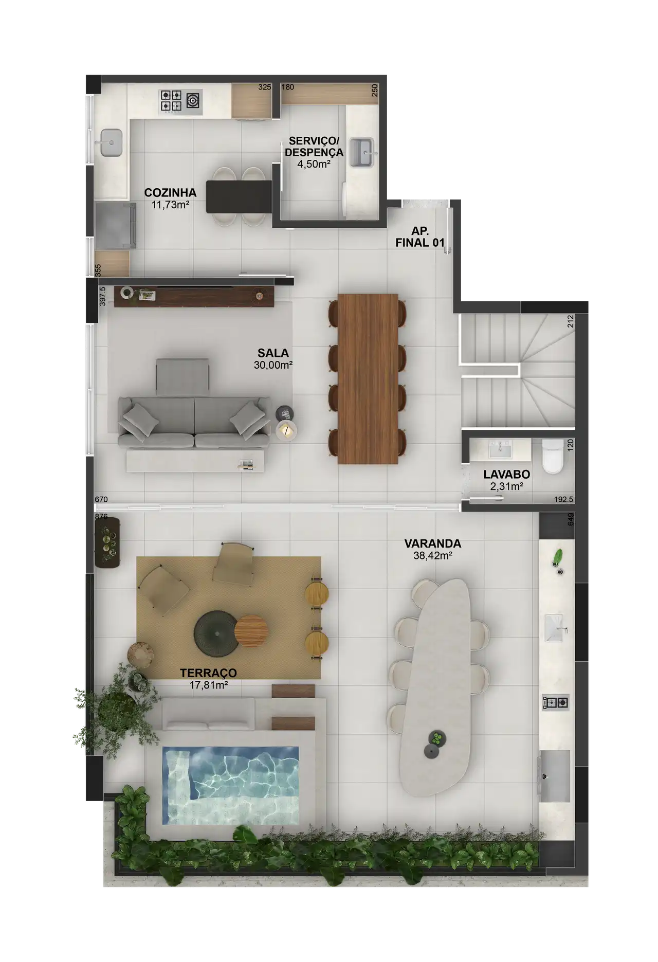 Planta -  - LEFER ATIVOS IMOBILIÁRIOS ESPECIAIS LTDA