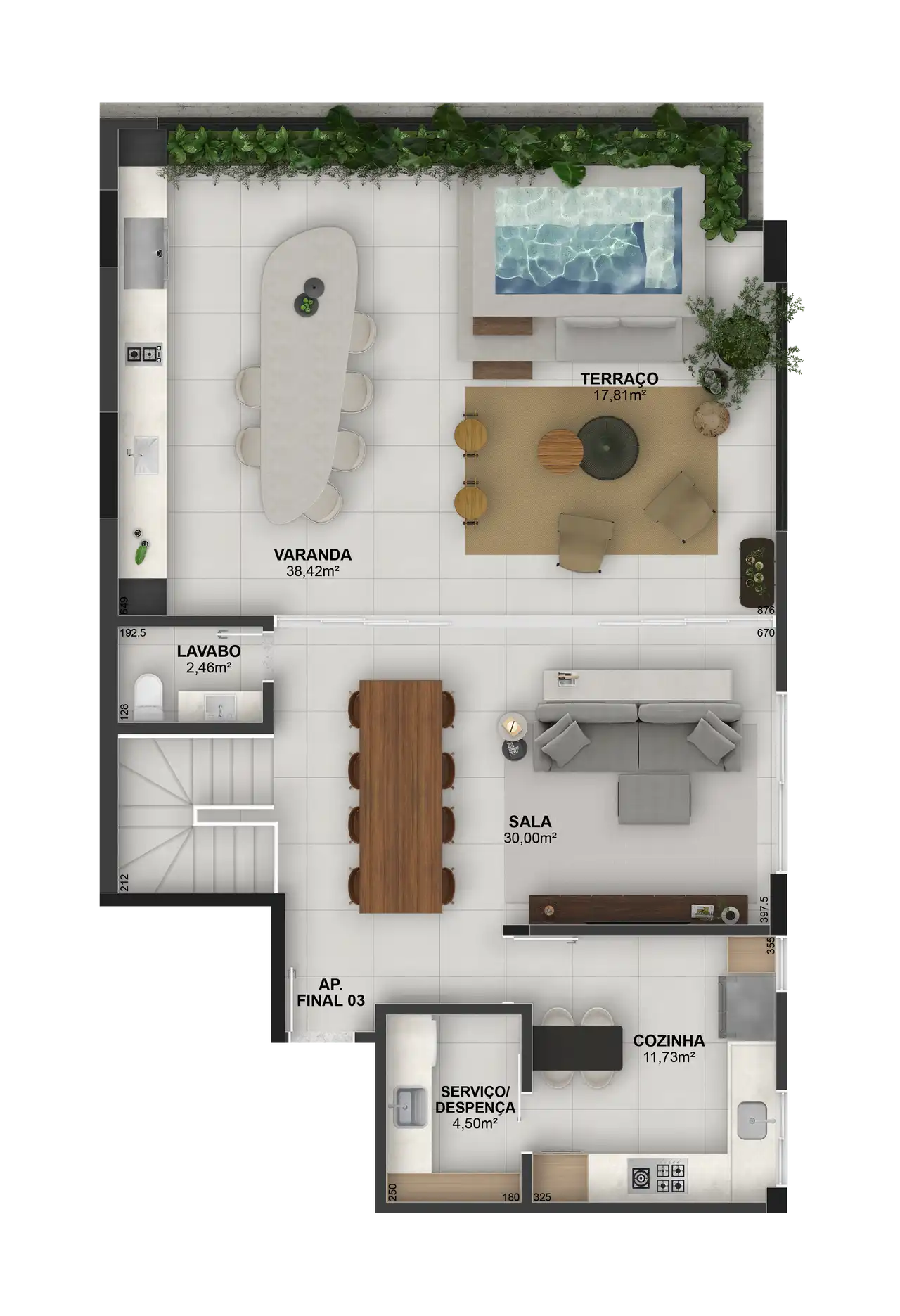 Planta -  - LEFER ATIVOS IMOBILIÁRIOS ESPECIAIS LTDA