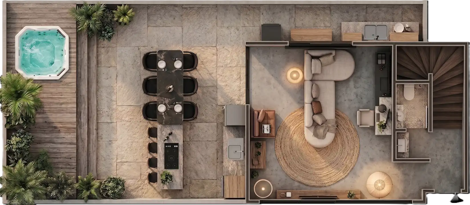 Planta -  - The Hub • Inteligência Imobiliária