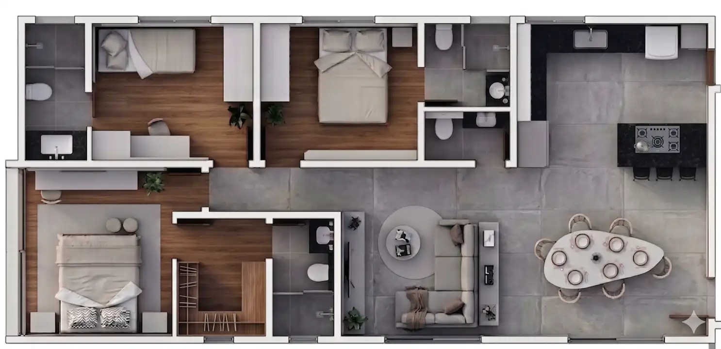 Planta -  - The Hub • Inteligência Imobiliária