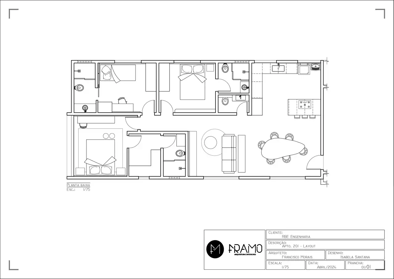 Apartamento, 3 quartos, 96 m² - Foto 3