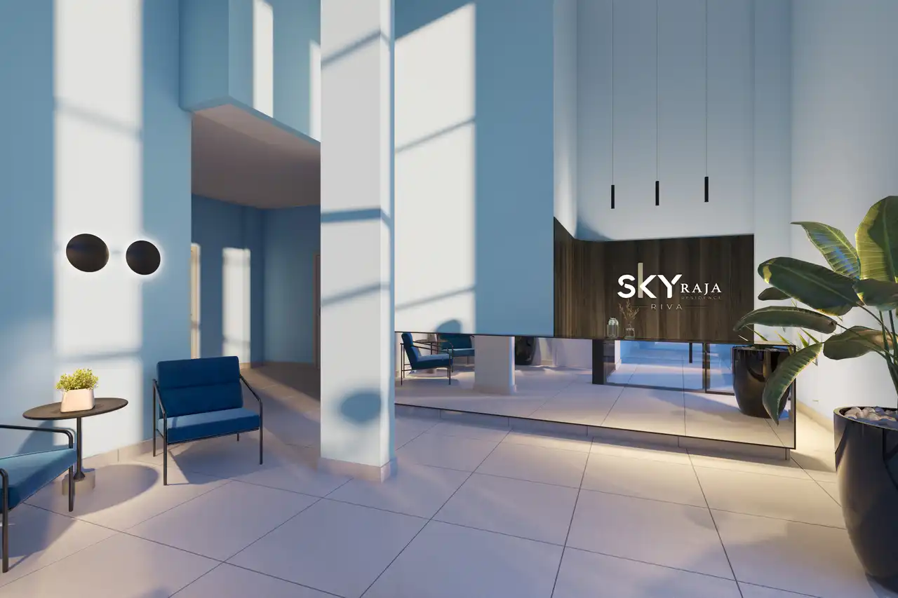 Apartamento à venda no Sky Raja Residence, com 2 quartos e 59m² - Única Consultoria Imobiliária