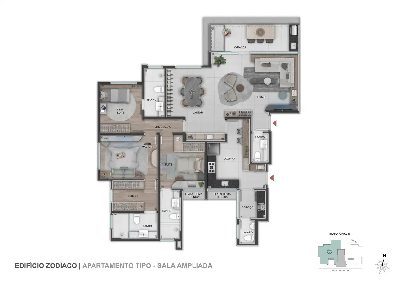 Planta -  - VERSALHES IMÓVEIS