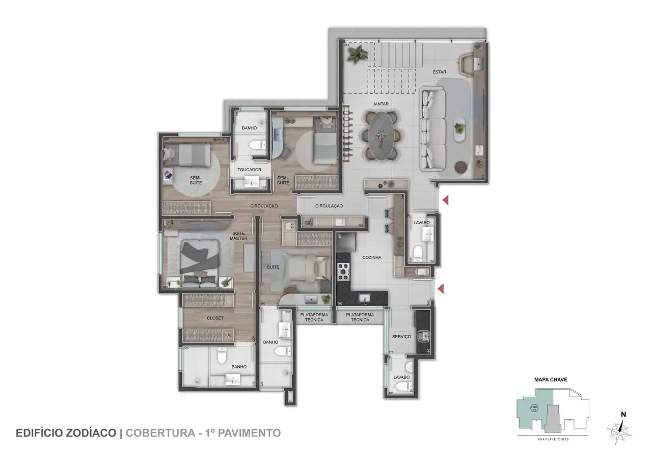 Planta -  - VERSALHES IMÓVEIS