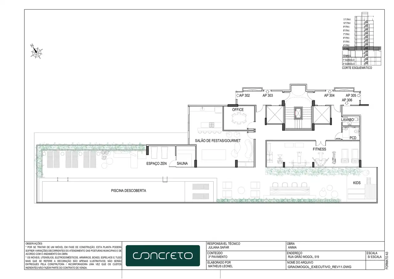 Planta -  - VERSALHES IMÓVEIS
