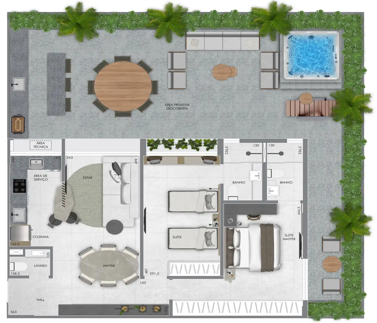 Planta -  - Vila Sereno Imóveis