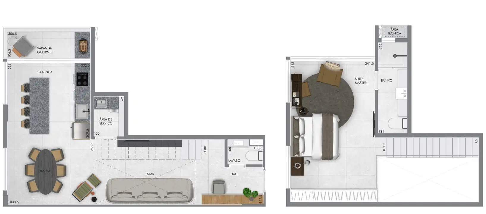 Planta -  - Vila Sereno Imóveis