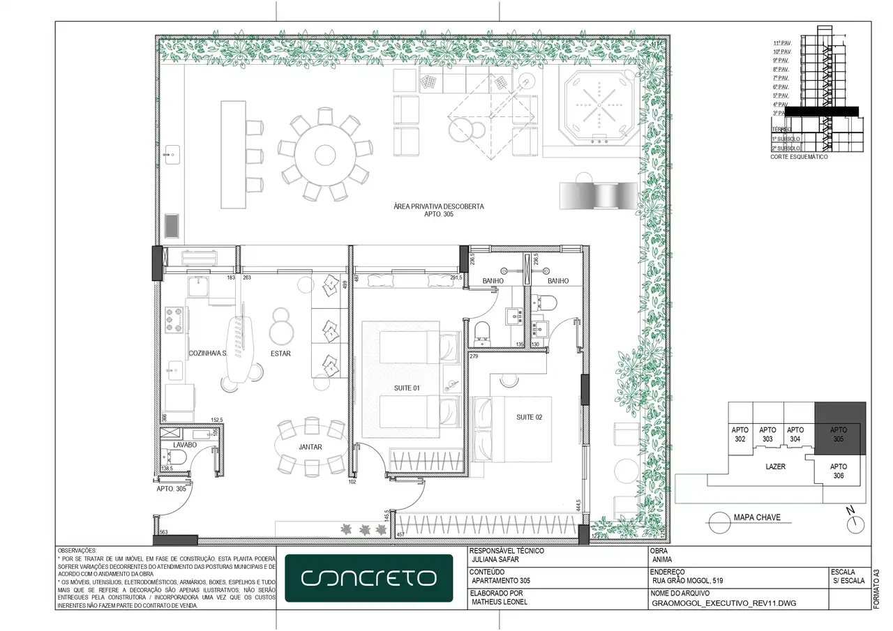 Planta -  - VERSALHES IMÓVEIS