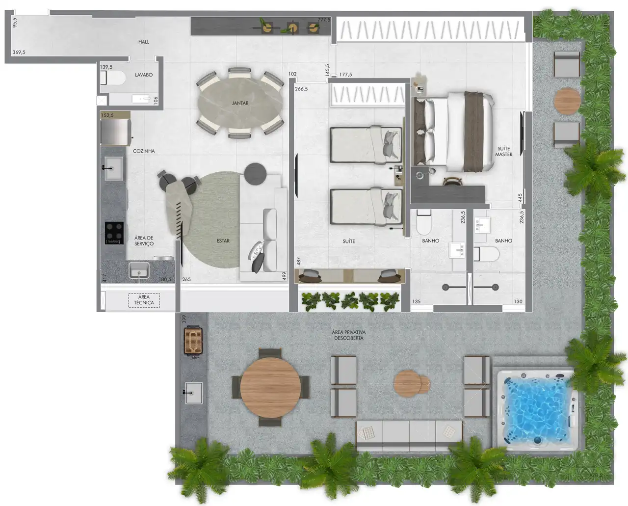 Planta -  - Vila Sereno Imóveis