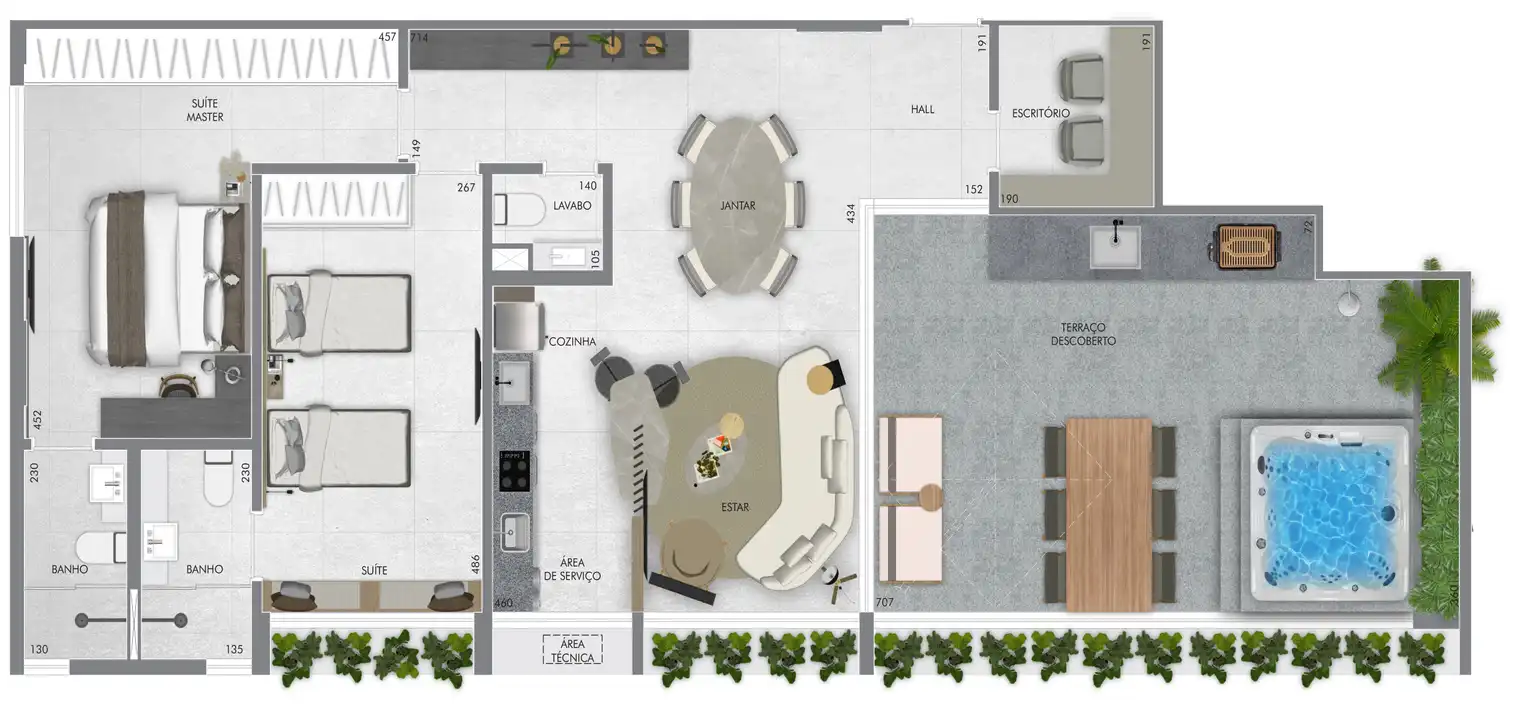 Planta -  - Vila Sereno Imóveis