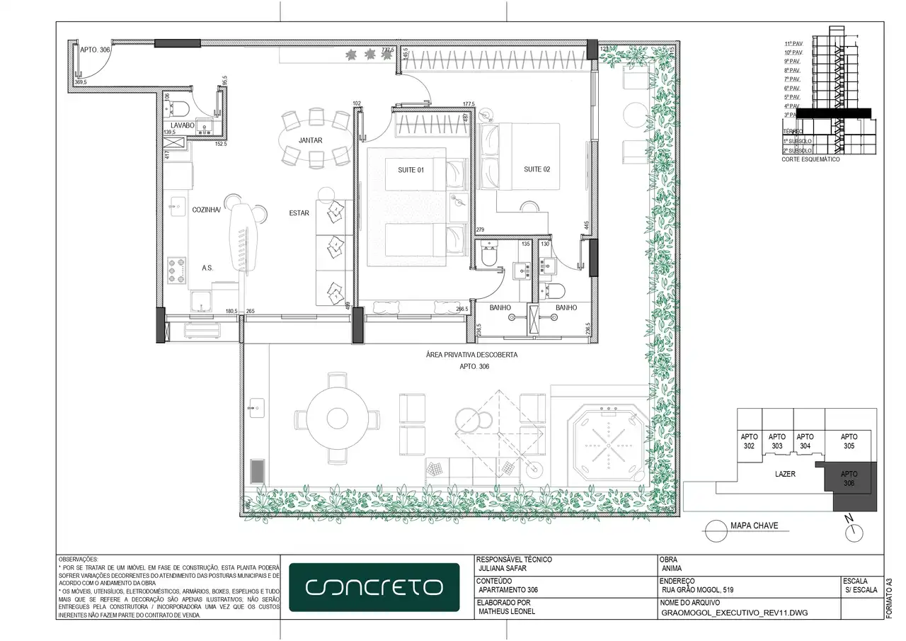 Planta -  - VERSALHES IMÓVEIS